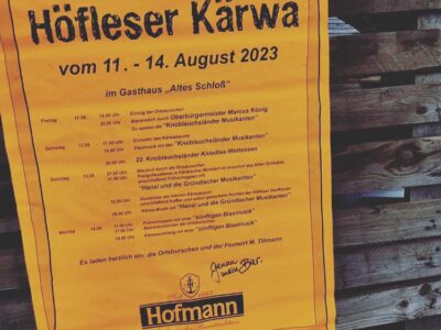 Höfleser Kärwa 13.08.2023 / Mundartgottesdienst 
