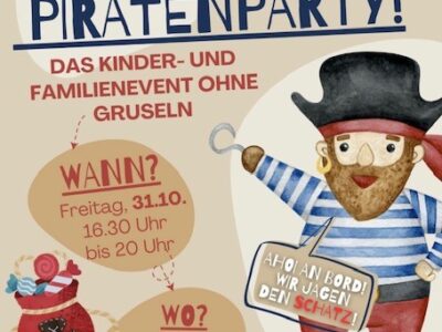 Piratenparty für Kinder und Familien 31.10.2025