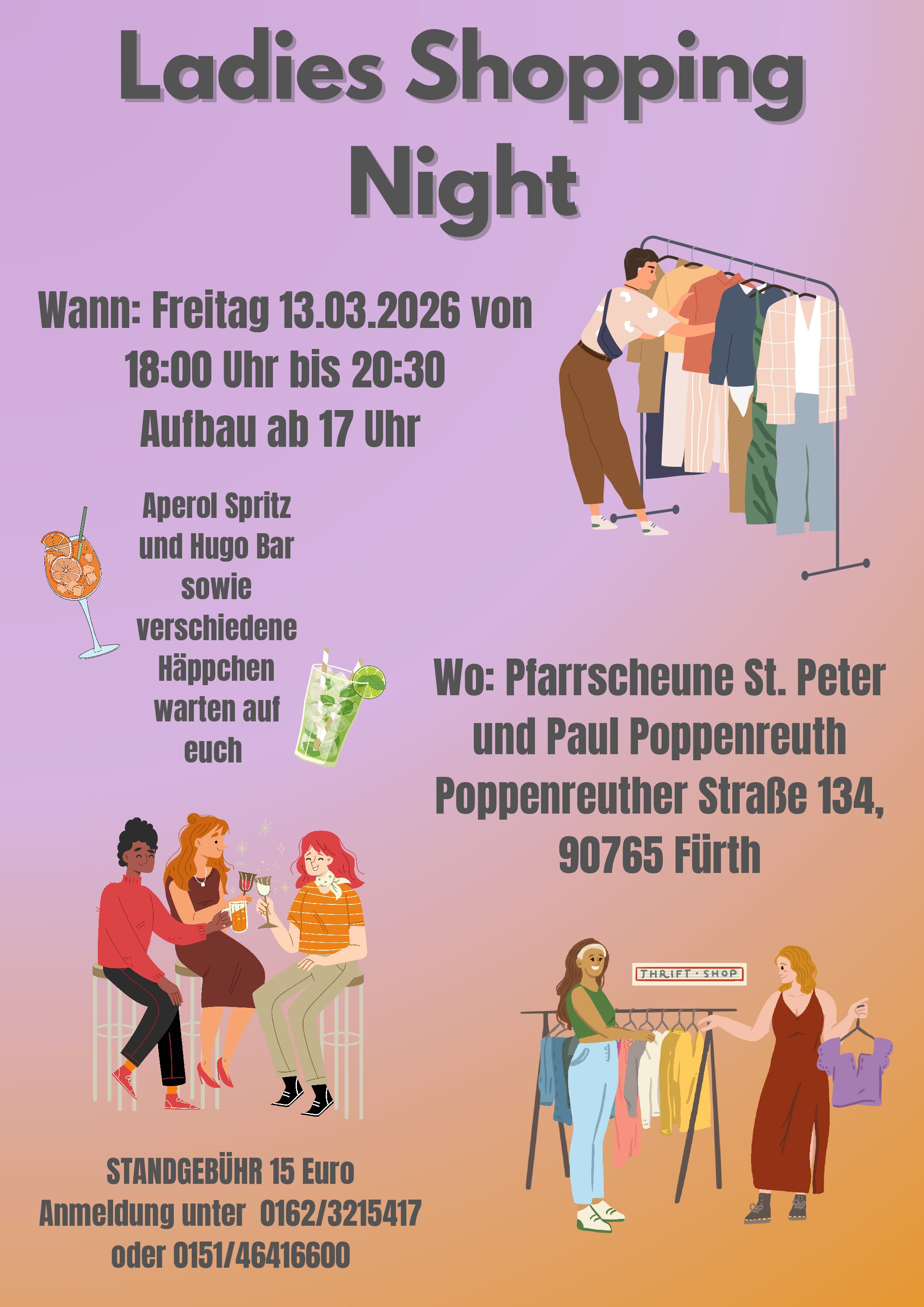 Ladies Shopping Night am 13. März 2026