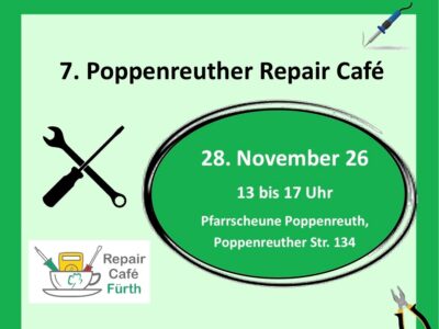 Repaircafe am 28.11. 13 – 17 Uhr